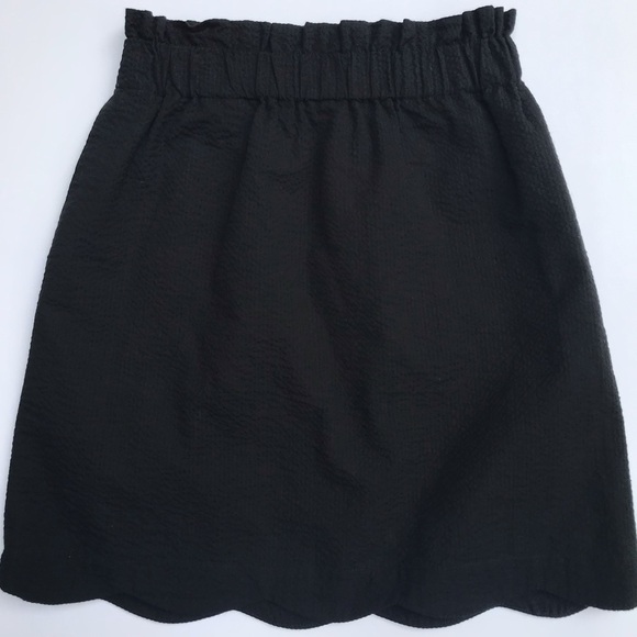 4 for $35 🍄 Lauren James Paper Bag Waist Scalloped Hem Skirt - Picture 1 of 6